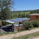 Sierra Foothills Covered Crush Pad and Wine Tanks