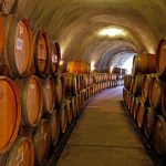 wine-barrels-in-wine-cave-california