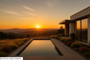 view from potential home overlooking Napa Valley
