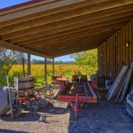 Exterior storage barn Russian River Valley