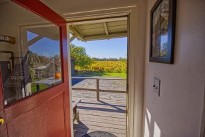 red door Carlisle Vineyard Sonoma County