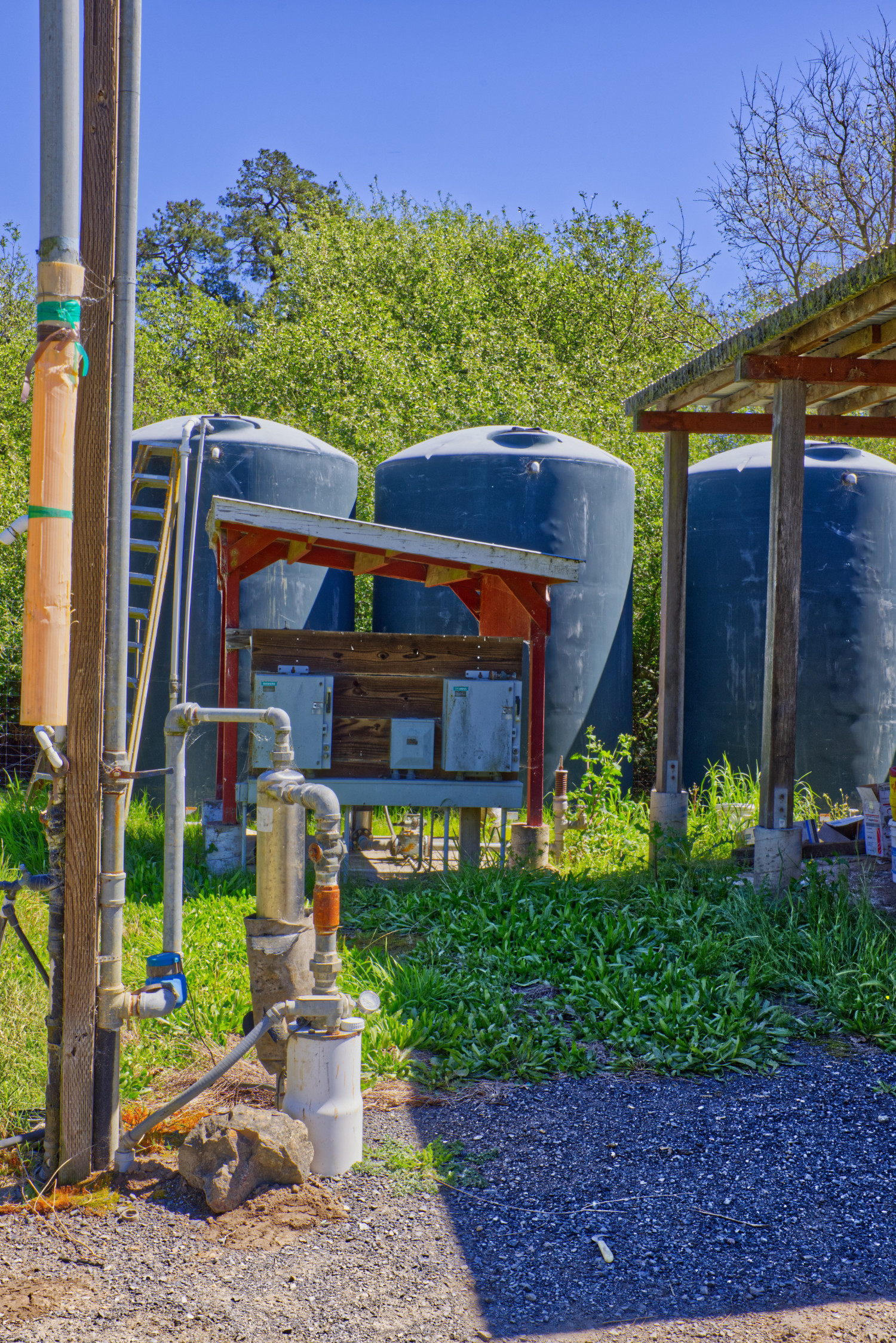 well and water storage